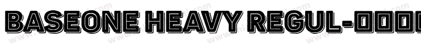 BaseOne Heavy Regul字体转换